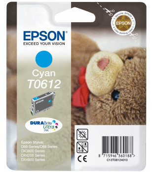 Картридж Epson DURABrite Ultra Ink T0612 (cyan), 8 мл