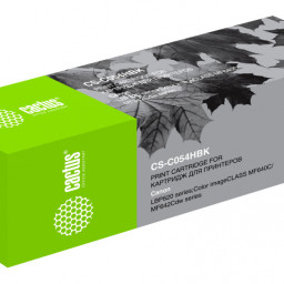 Картридж лазерный Cactus CS-C054HBK черный (3100стр.) для Canon LBP 621Cw/ 623Cdw/641Cw/643Cdw