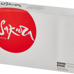 Тонер-картридж SAKURA Q5949X/Q7553X для HP Color LaserJet (black), 6000 стр. (PP052015)