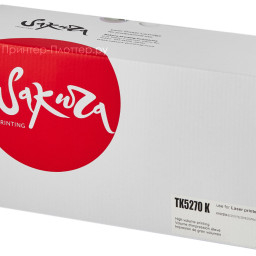 Тонер-картридж SAKURA TK5270K для Kyocera Mita ECOSYS M6230cidn (black), 8000 стр. (PP051816)
