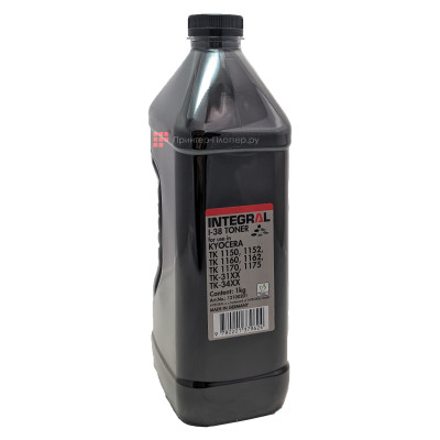 Тонер Integral Toner TK-1150, 1160, 1170, 31XX, 3300, 34XX, 7135, 7235 для Kyocera, 1 кг
