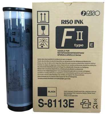 Краска Riso Ink Type FII S-8113E (black), 1000 мл
