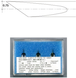 Mimaki флюгерный нож для листовой резины Blade For Cutting Rubber Sheet SPB-0005