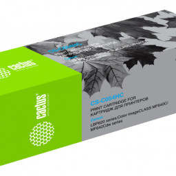 Картридж лазерный Cactus CS-C054HC голубой (2300стр.) для Canon LBP 621Cw/623Cdw/641Cw/643Cdw