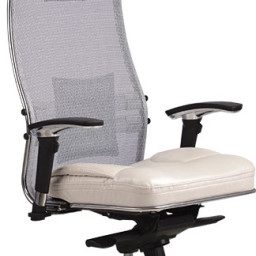 Офисное кресло Метта SAMURAI SL-3 (белый лебедь)