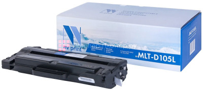 Картридж NVP совместимый NV-MLT-D105L для Samsung ML 1910/ 1915/ 2525/ 2525W/ 2540/ 2540R/ 2580/ 2580n/ SCX 4600/ 4623/ 4623f/ 4623fn/ 4623fw/ SF 650/ 650P (2500k)