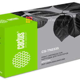 Картридж лазерный Cactus CS-TN2335 черный (1200стр.) для Brother DCP L2500/L2520/L2540/L2560