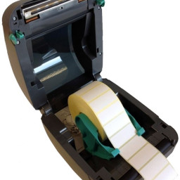 Термопринтер Zebra GK420d 203 DPI, EU/UK Cords, RS232, LPT, USB, диспенсер