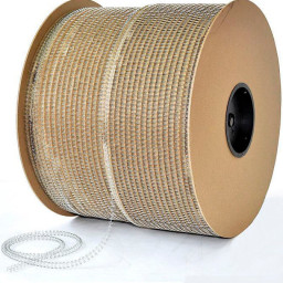 Пружины в бобине D-Wire металлические, шаг 3:1, диаметр 1/4, серебряные, 92000 петель