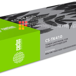 Картридж лазерный Cactus CS-TK410 черный (15000 стр.) для Kyocera Mita FS 1620/1635/1650/2020/2035/2050