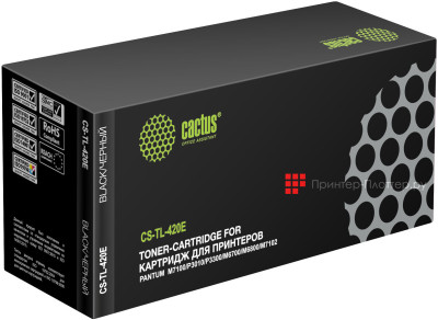 Тонер-картридж Cactus Toner CS-TL-420E для Pantum (black), 1500 стр.