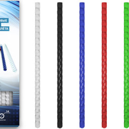 Пружины Bulros пластиковые, диаметр 14мм, желтые, 100шт