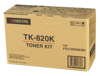 Тонер-картридж Kyocera Toner Kit TK-820K (black), 15000 стр. (PP017875)