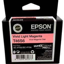 Картридж Epson UltraChrome Pro 10 Ink T46S6 (vivid light magenta), 25 мл