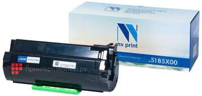 Картридж NVP совместимый NV-51B5X00 для Lexmark MS517/MX517/MS617/MX617 (20000k)