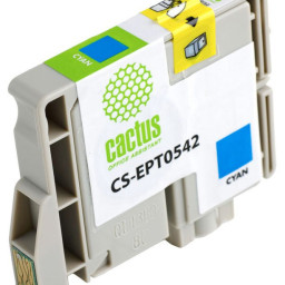 Картридж струйный Cactus CS-EPT0542 голубой (16.2мл) для Epson Stylus Photo R800/R1800