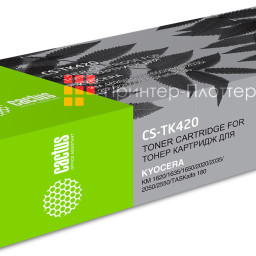 Картридж лазерный Cactus CS-TK420 черный (15000 стр.) для Kyocera Mita KM 2550/ KM 2550S