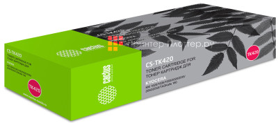 Картридж лазерный Cactus CS-TK420 черный (15000 стр.) для Kyocera Mita KM 2550/ KM 2550S