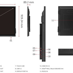 Интерактивная панель ViewSonic ViewBoard IFP6530