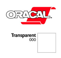 Пленка Oracal 641G F000 (прозрачный), 75мкм, 1260мм x 50м (4011363104218)