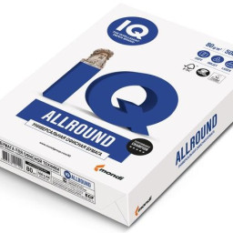 Бумага IQ Allround, A4, 80 г/кв.м (500 листов)