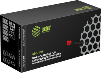 Тонер-картридж Cactus Toner CS-TL-420H для Pantum (black), 3000 стр.