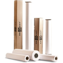 Бумага с покрытием Akzent Color Coated, А0+, 914 мм, 120 г/кв.м, 30 м