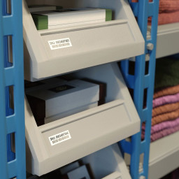 Brother белая плёночная неразрезанная клеящаяся лента, 29 мм x 15,24 м