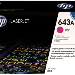 Тонер-картридж HP 643A (magenta), 10000 стр.