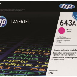 Тонер-картридж HP 643A (magenta), 10000 стр.
