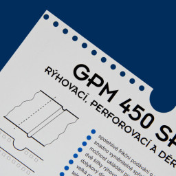 Биговщик-перфоратор с вакуумным самонакладом Cyklos GPM-450 AIRSPEED DOUBLE