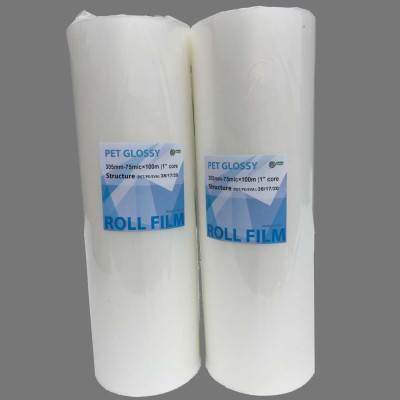 Пленка для ламинирования рулонная Bulros, 75 мкм, глянцевая, 305 мм x 100 м