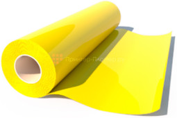 Термопленка Poli-Flex Premium 410, желтая, 500 мм x 25 м
