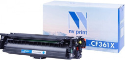 Картридж NVP совместимый NV-CF361X Cyan для HP Color LaserJet M552dn/ M553dn/ M553n/ M553x/ M577dn/ M577f/ M577c (9500k)