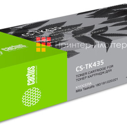 Картридж лазерный Cactus CS-TK435 черный (15000 стр.) для Kyocera Mita TASKalfa 180/181/220/221