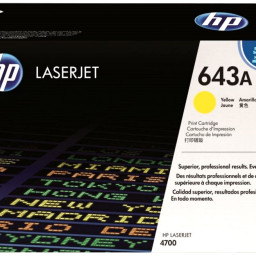 Тонер-картридж HP 643A (yellow), 10000 стр.