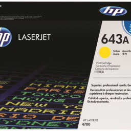 Тонер-картридж HP 643A (yellow), 10000 стр.