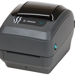 Термотрансферный принтер Zebra GK420t 203 DPI, EU/UK Cords, RS232, LPT, USB
