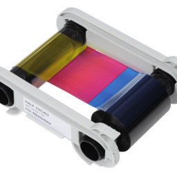 Лента полупанельная YMCKO+KO (цветная), 250 карт