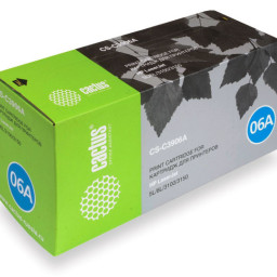 Картридж лазерный Cactus CS-C3906A черный (2500 стр.) для HP LJ 5L/6L/3100/3150