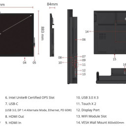 Интерактивная панель ViewSonic ViewBoard IFP6570