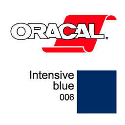 Пленка Oracal 8500 F006 (синий), 80мкм, 1260мм x 50м (4011363183220)