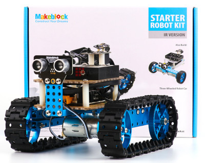 Робототехнический набор Makeblock Starter Robot Kit-Blue (IR Version)
