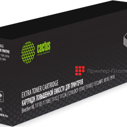 Тонер-картридж Cactus Toner CS-TN1075A-MPS для Brother HL, DCP, MFC (black), 2000 стр.