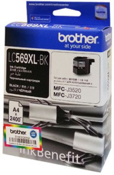 Картридж Brother LC-569XLBK (black), 2400 стр.