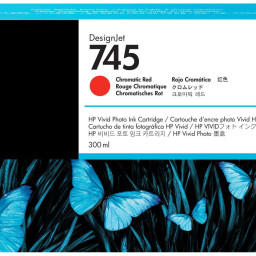 Картридж HP 745 (chromatic red), 300 мл