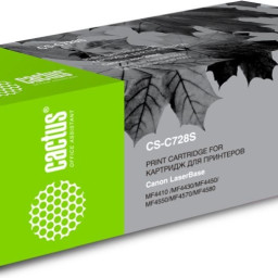 Картридж лазерный Cactus CS-C728S черный (2100стр.) для Canon i-Sensys MF4410/4430/4450/4550D