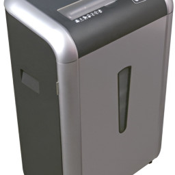 Уничтожитель (шредер) Bulros 8417M (черные бока, верх, серебряные дверца, контур)