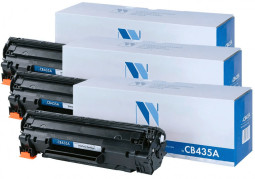 Картридж NVP совместимый NV-CB435A-SET3 для HP LaserJet P1005/ P1006 (1500k) (3 шт)