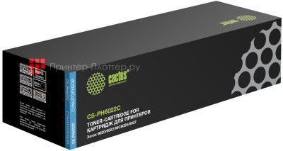 Картридж лазерный Cactus CS-PH6022C 106R02760 голубой (1000 стр.) для Xerox Phaser 6020/6022/WC6025/6027